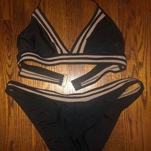 Black and Tan bikini